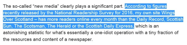 Campbell quote re Readership